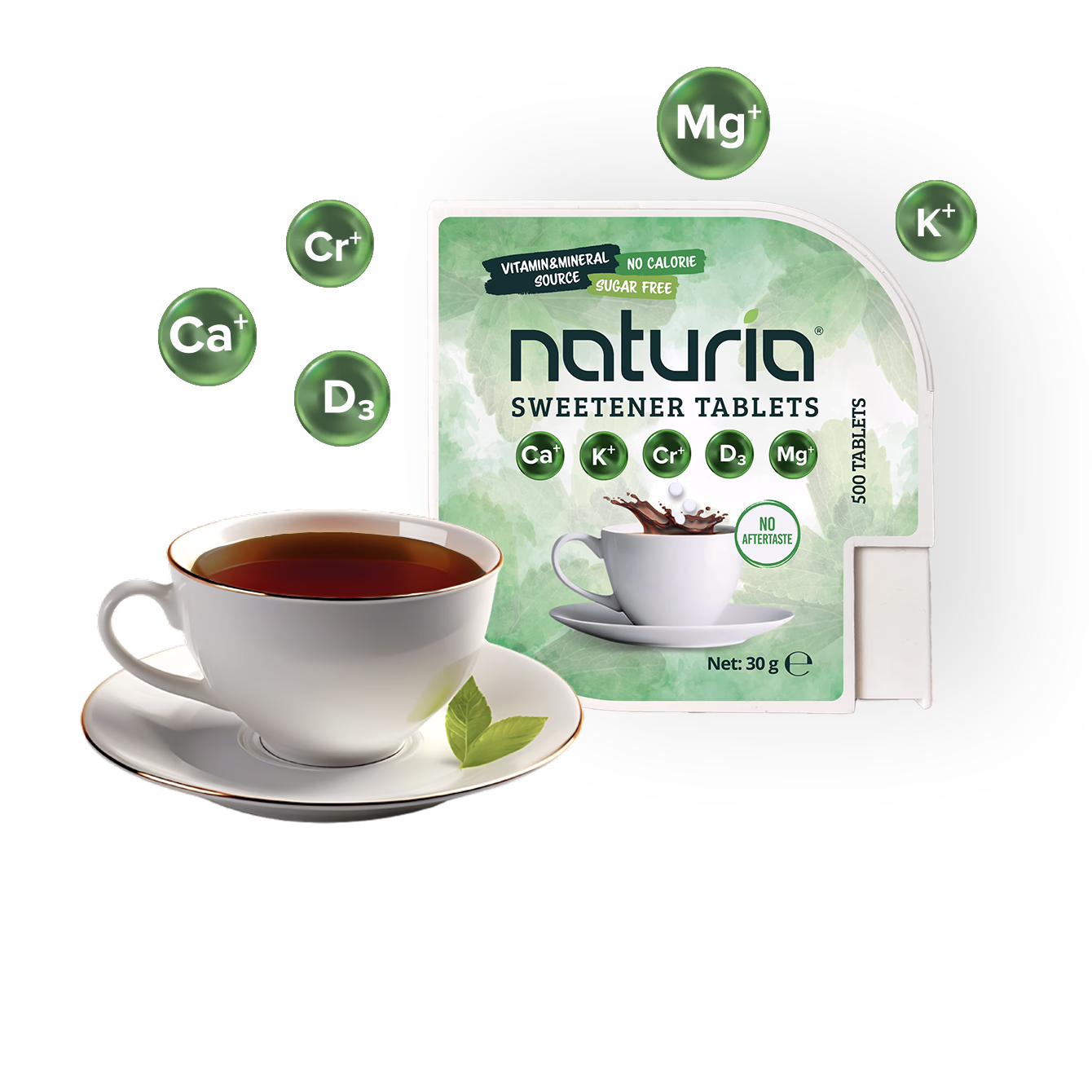 Naturia Şekersiz Tablet