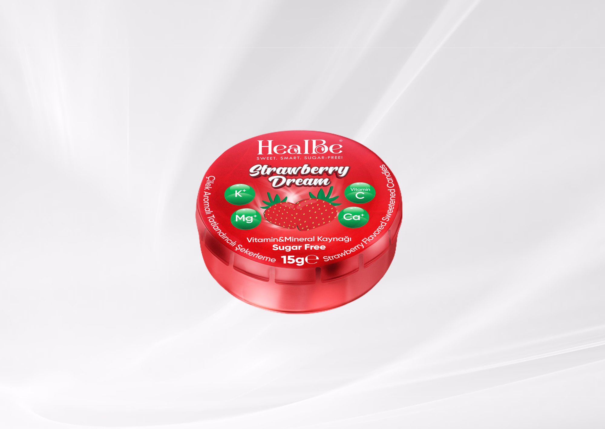 HealBe Çilek Aromalı Şekerleme